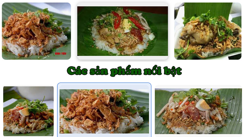 Các sản phẩm nổi bật của Xôi Lạc Bình Tiên Các sản phẩm nổi bật của Xôi Lạc Bình Tiên
